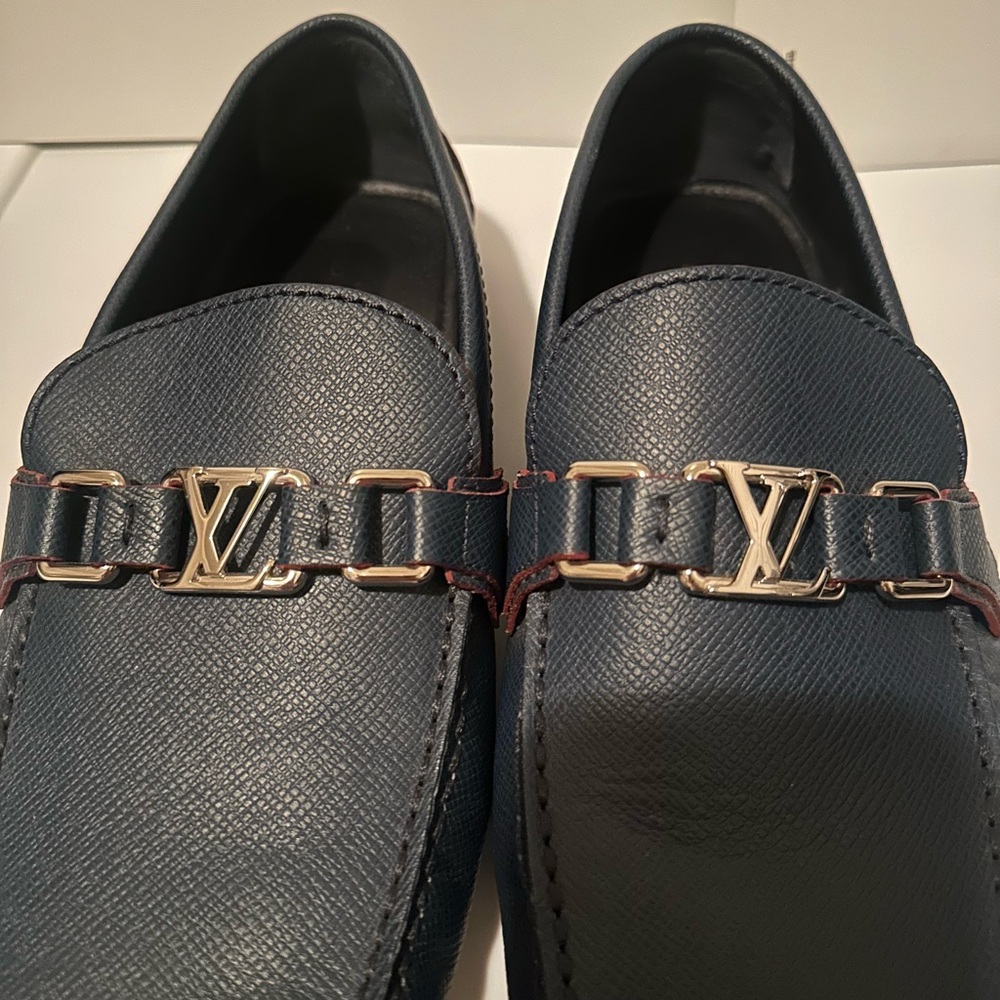 Louis Vuitton Men's Blue Loafers